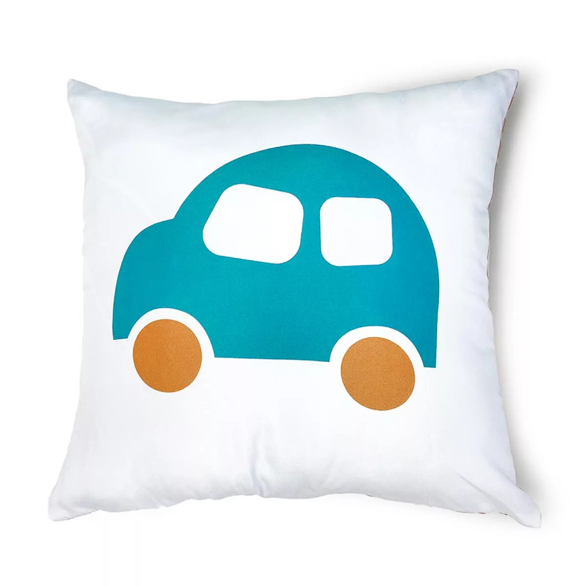 Capa de Almofada Carro Azul Petróleo 40×40 cm