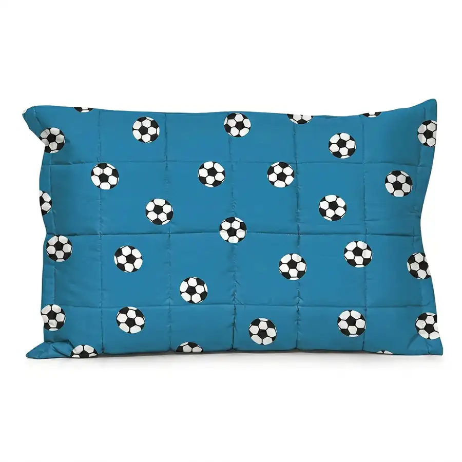 Capa de Travesseiro Bolas Azul