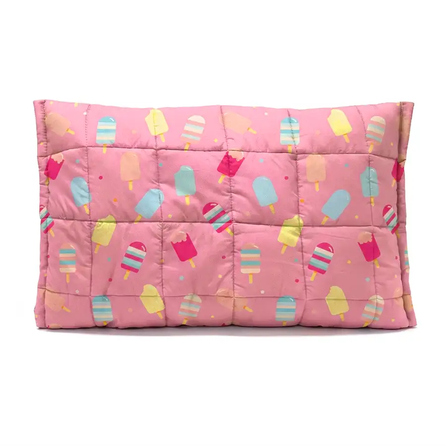 Capa de Travesseiro Picolés Rosa