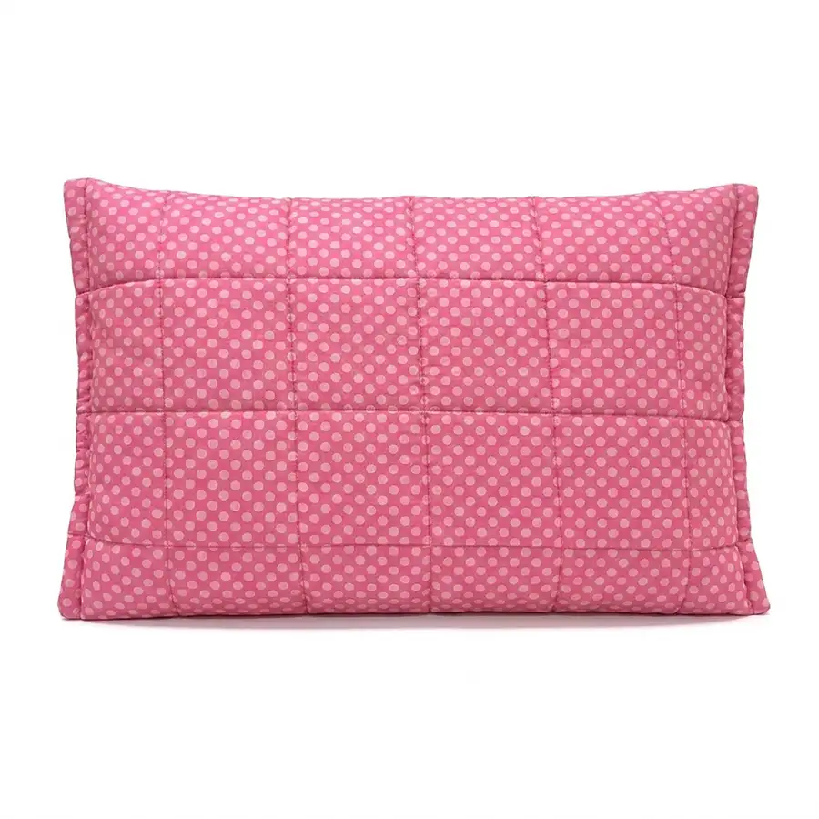 Capa de Travesseiro Poá Rosa