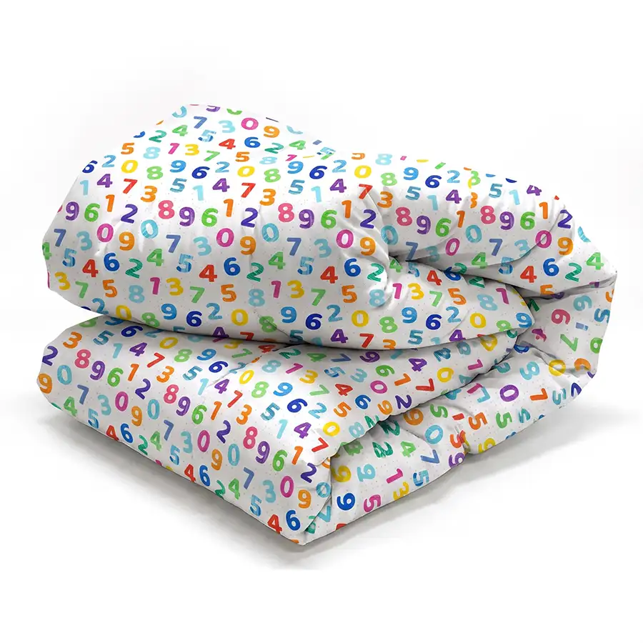 Colcha envelope Números