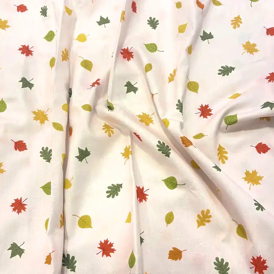 Lençol de Elástico Infantil Mini Folhas do Bosque