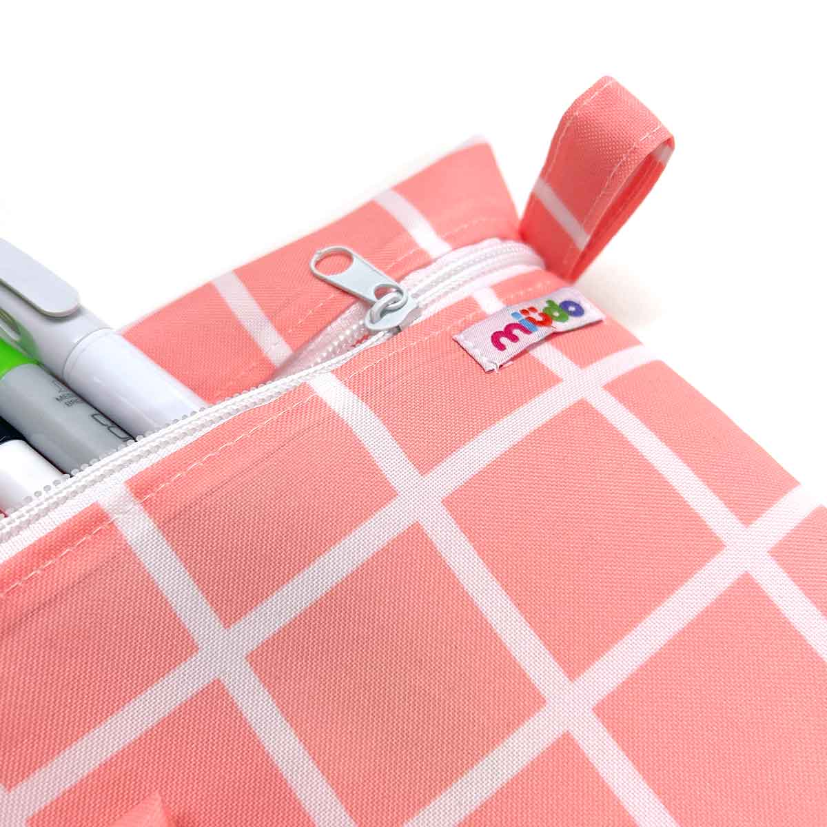 Kit 2 Bolsinhas de Nylon Grid Rosa - Imagem 3