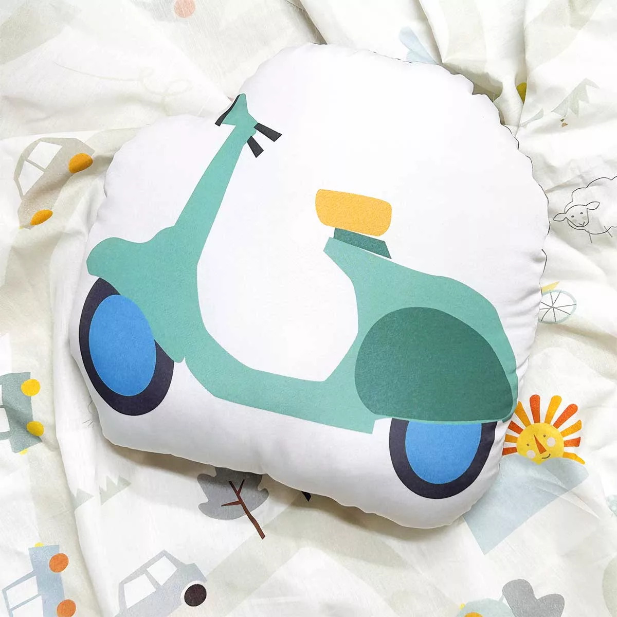 Almofada Toy Vespa Verde Tiffany