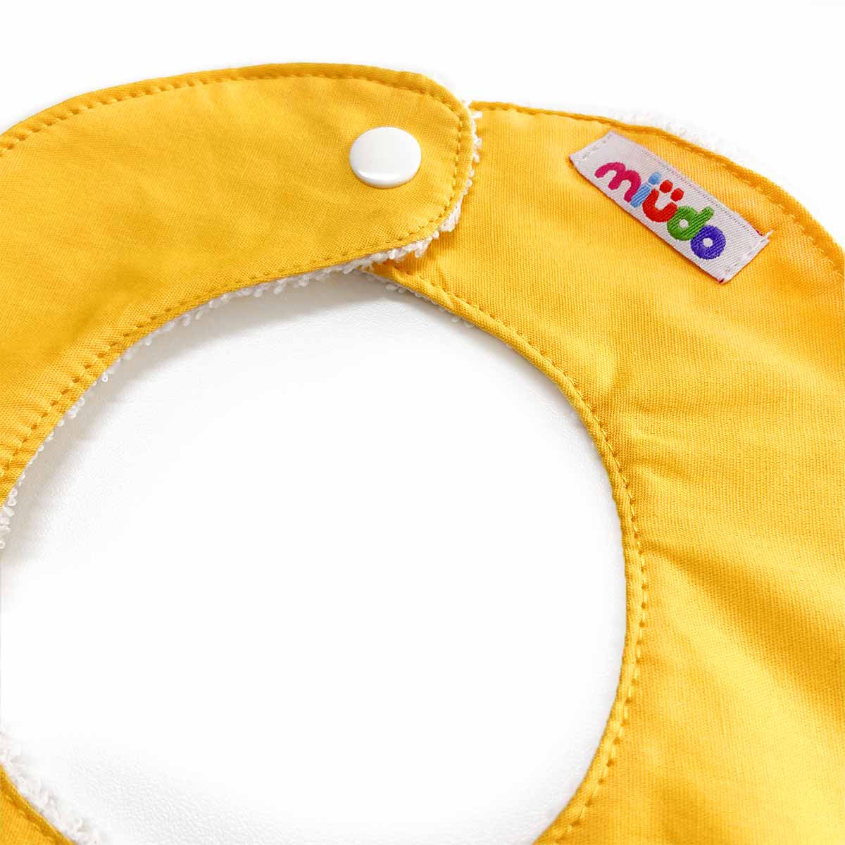 Babador de Algodão e Atoalhado Amarelo Ovo - Imagem 3