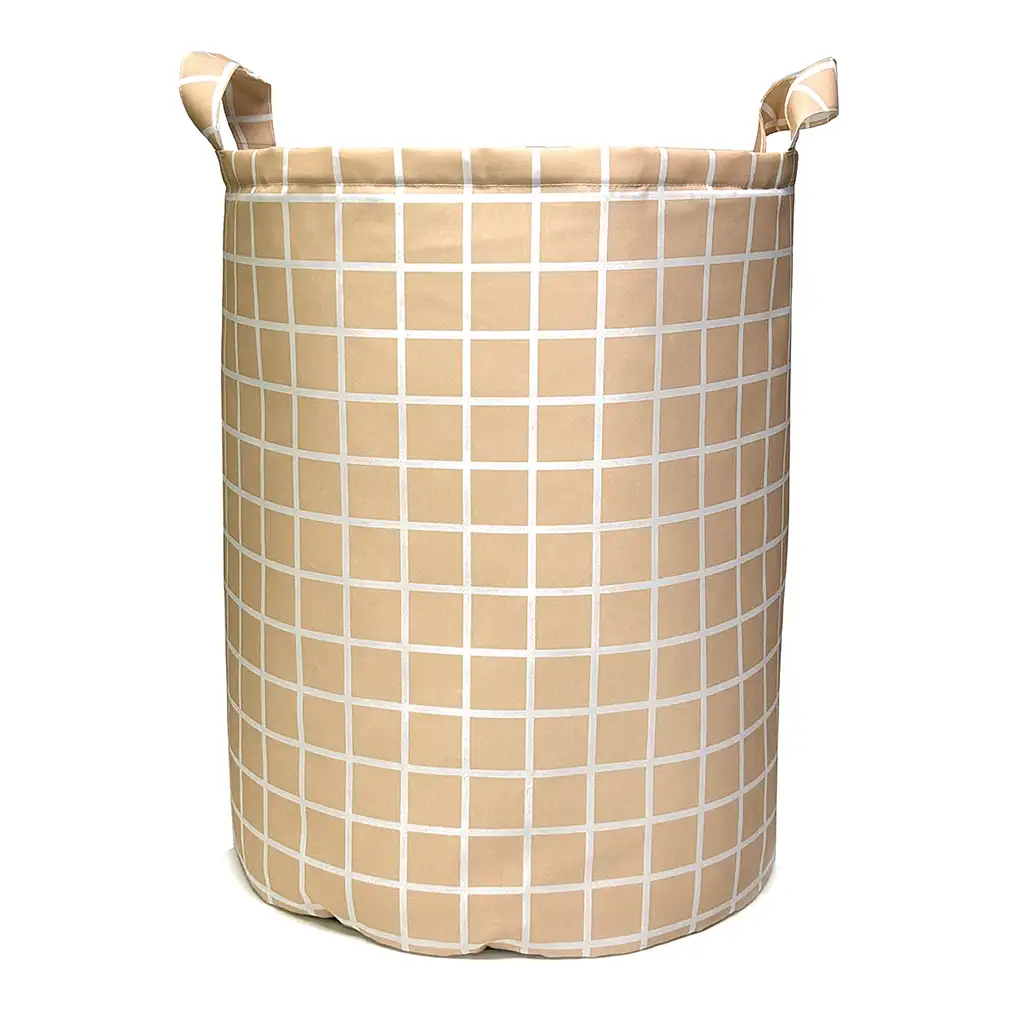 Cesto Organizador de Brinquedos Grid Caramelo 40×50