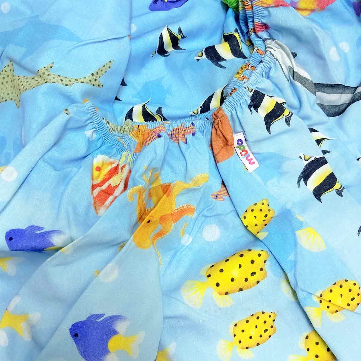 Roupa de Cama Infantil Fundo do Mar - 2 peças - Imagem 3