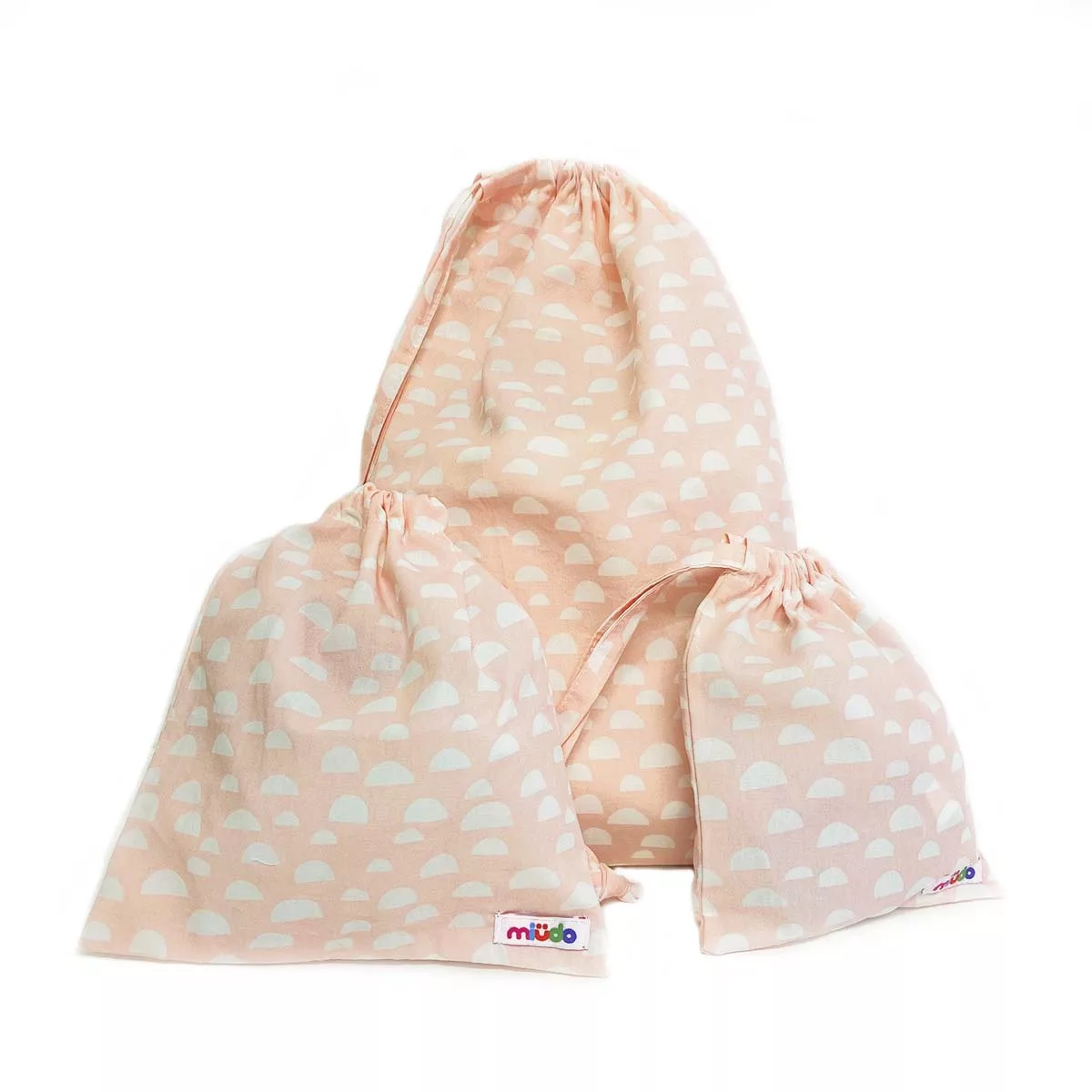 Saco Organizador Infantil Multiuso – Iceberg Rosa – Kit com 3