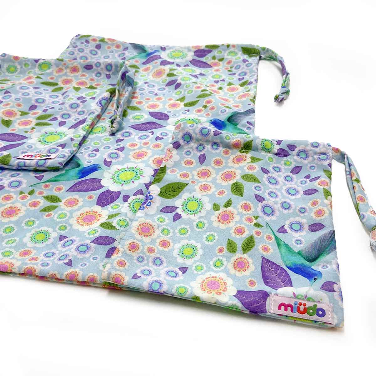 Saco Organizador Infantil Multiuso - Beija Flor - Kit com 3 - Imagem 3