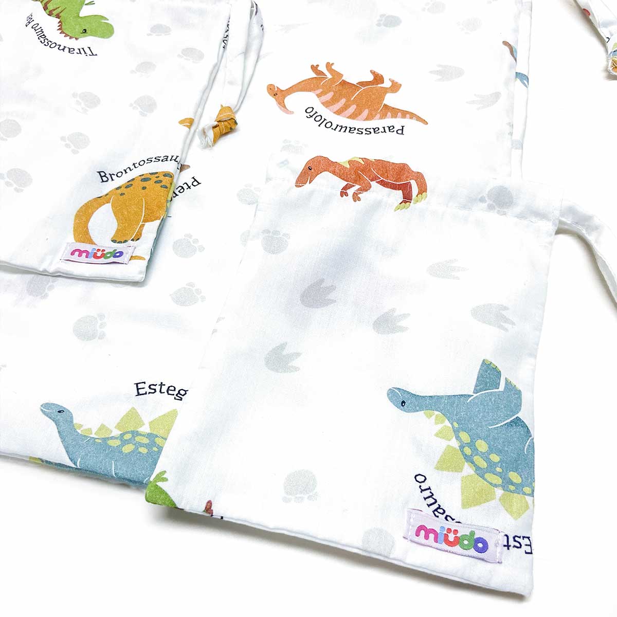 Saco Organizador Infantil Multiuso - Dinossauros - Kit com 3 - Imagem 3