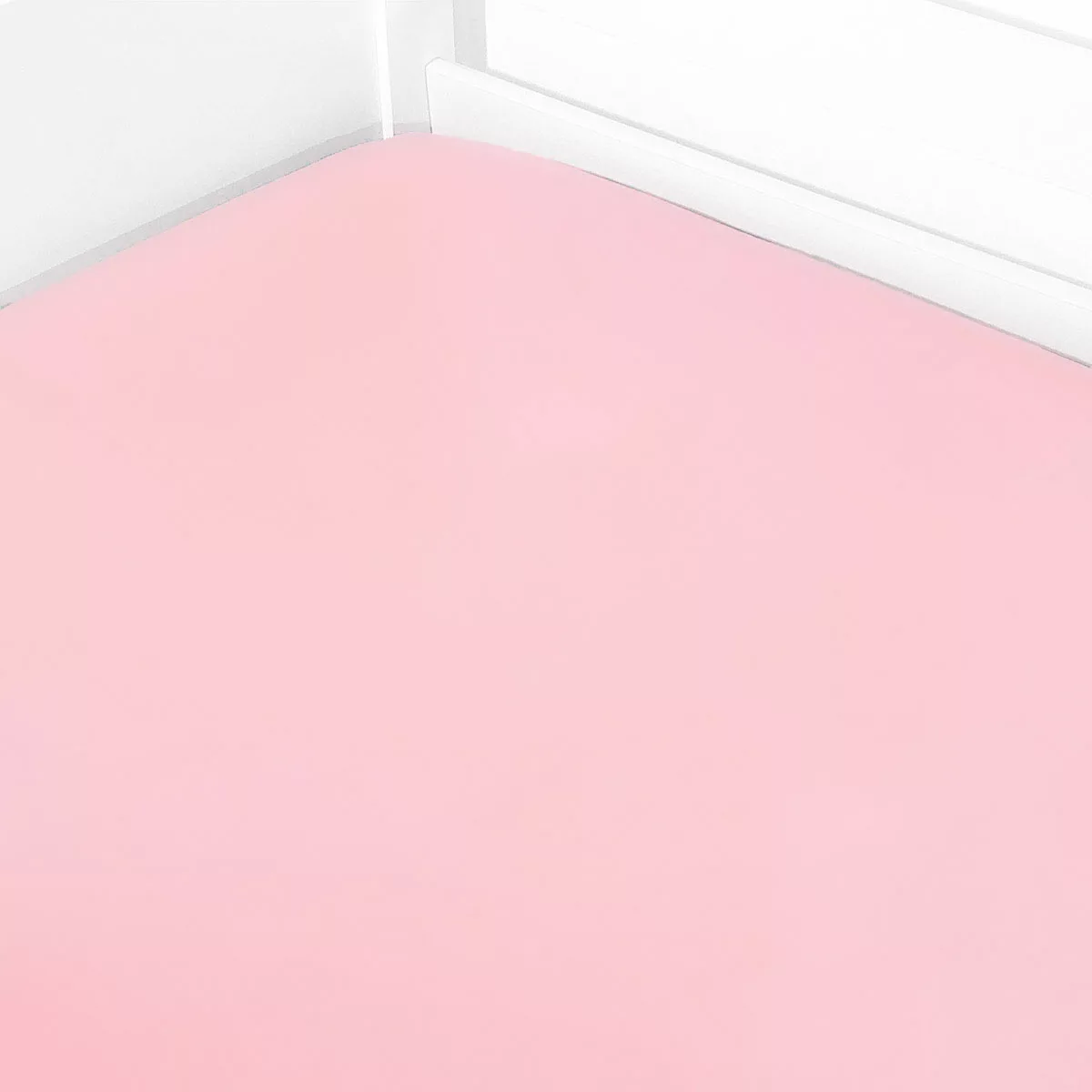 Lençol de Elástico Liso Rosé