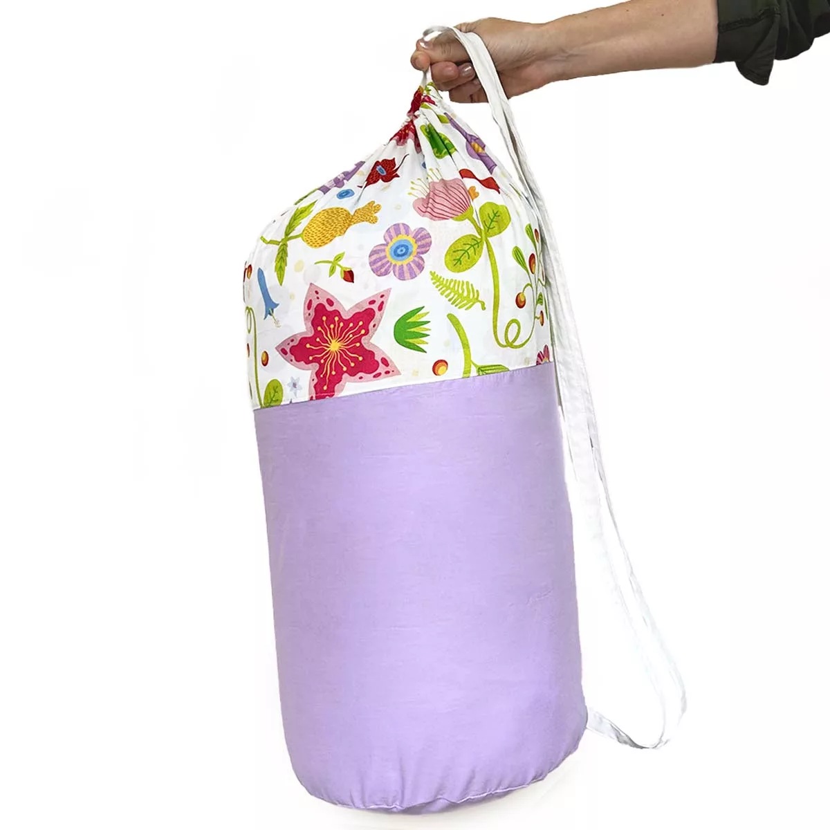 Porta-edredom Floral com Lilás