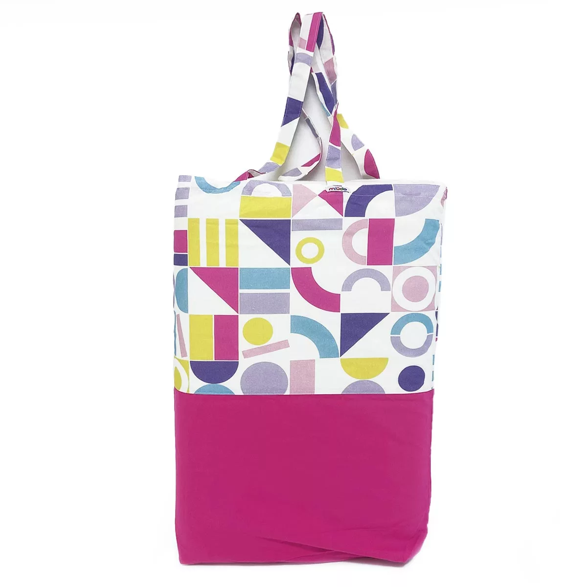 Porta-travesseiro Geometria Rosa com Rosa Pink